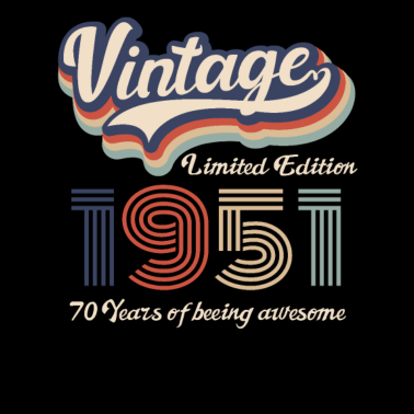 Motiv 70. Geburtstag Vintage