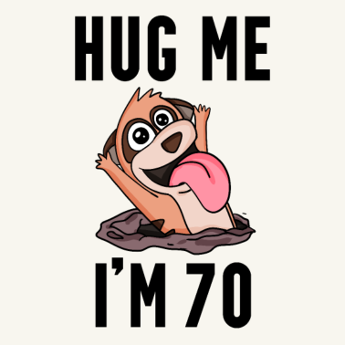 Motiv 70 Geburtstag - 70 Jahre - Umarmung