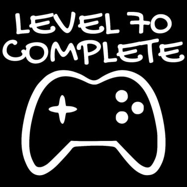 Motiv 70 Geburtstag - Level 70 Complete - Gamer 70 Jahre