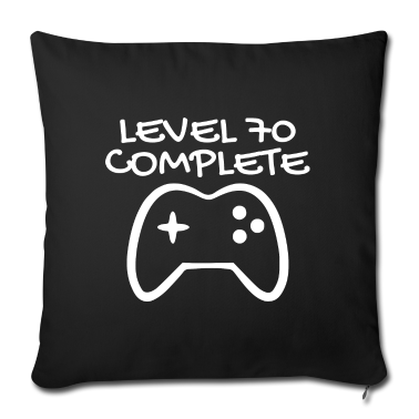 70 Geburtstag Geschenk Kissenbezug - 70 Geburtstag - Level 70 Complete - Gamer 70 Jahre