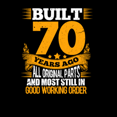 Motiv 70. Geburtstag 70 Jahre Birthday Geschenk