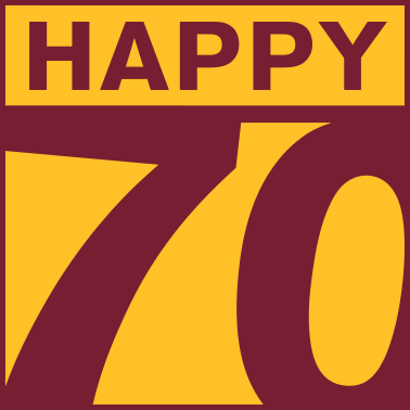 Motiv Happy 70 Geburtstag