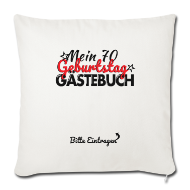 70 Geburtstag Geschenk Kissenbezug - 70. Geburtstag Party Gästebuch 70 Jahre