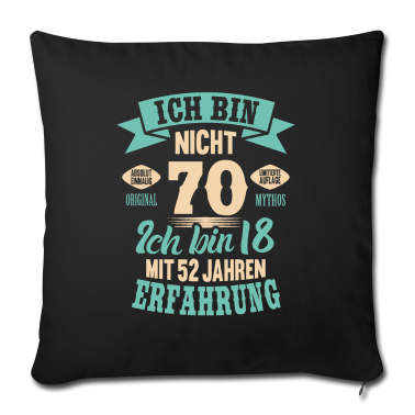 70 Geburtstag Geschenk Kissenbezug - 70. Geburtstag Lustiges Ich bin nicht 70 Jahre