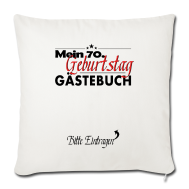 70 Geburtstag Geschenk Kissenbezug - 70. Geburtstag Party Gästebuch 70 Jahre