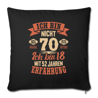 70 Geburtstag Geschenk Kissenbezug - 70. Geburtstag Lustiges Ich bin nicht 70 Jahre