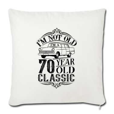 70 Geburtstag Geschenk Kissenbezug - 70. Geburtstag Klassiker