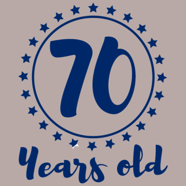 Motiv 70. Geburtstag: 70 Years Old