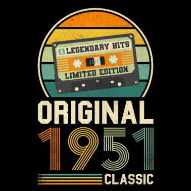 Motiv 70. Geburtstag Geschenk 1951 70 Jahre