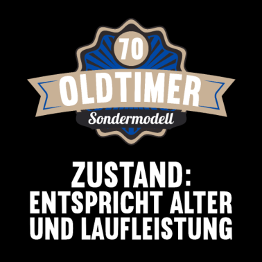 Motiv 70 Jahre Oldtimer Sondermodell 70. Geburtstag