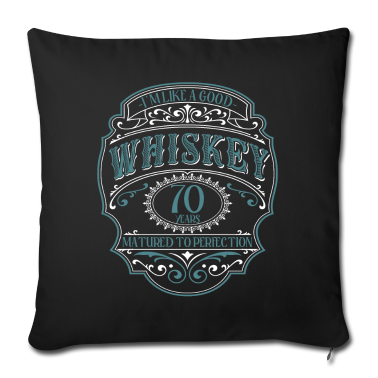 70 Geburtstag Geschenk Kissenbezug - 70. Geburtstag 70 Jahre Ich bin wie guter Whisky
