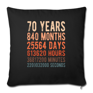 70 Geburtstag Geschenk Kissenbezug - 70. Geburtstag - 70 Jahre Jubiläum