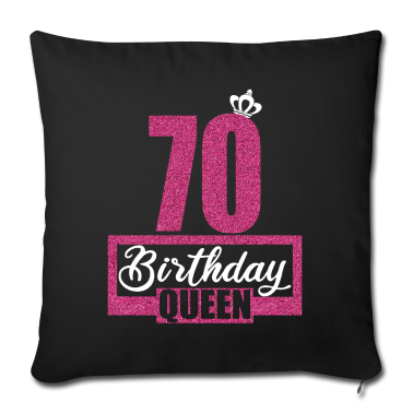 70 Geburtstag Geschenk Kissenbezug - 70. Geburtstag 70 Jahre 70er Birthday Queen