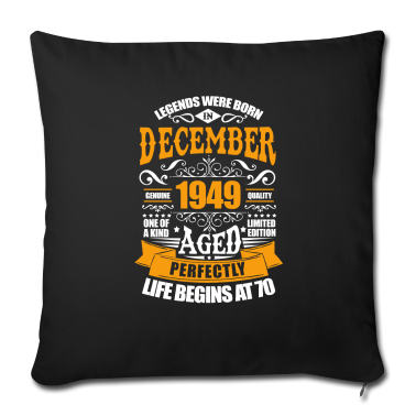70 Geburtstag Geschenk Kissenbezug - Dezember 1949 70. Geburtstag 70 Jahre Geschenk