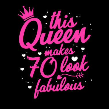 Motiv 70. Geburtstag Königin 70 Jahre Queen Geschenk