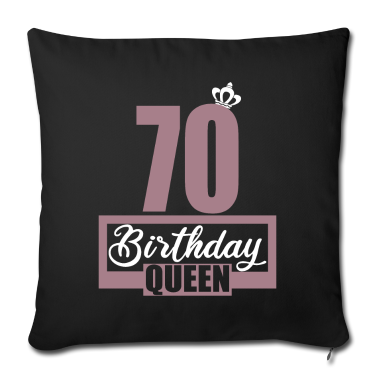 70 Geburtstag Geschenk Kissenbezug - 70. Geburtstag 70 Jahre 70er Birthday Queen