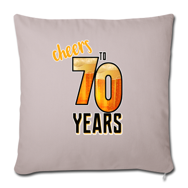 70 Geburtstag Geschenk Kissenbezug - 70. Geburtstag - Design