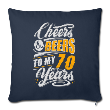 70 Geburtstag Geschenk Kissenbezug - 70. Geburtstag Bierliebhaber