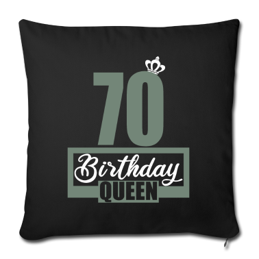 70 Geburtstag Geschenk Kissenbezug - 70. Geburtstag 70 Jahre 70er Birthday Queen