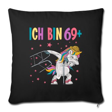 70 Geburtstag Geschenk Kissenbezug - 70 Jahre Einhorn ich bin 69+ 70. Geburtstag