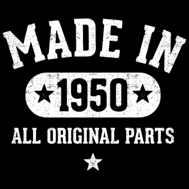 Motiv 70. Geburtstag 70 Jahre Geburtstagsgeschenk 1950