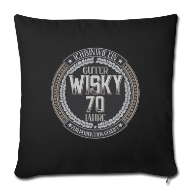 70 Geburtstag Geschenk Kissenbezug - 70. Geburtstag 70 Jahre Ich bin wie guter Whisky