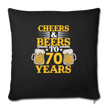 70 Geburtstag Geschenk Kissenbezug - 70. Geburtstag Bier 70 Jahre Bierkrug Geschenk