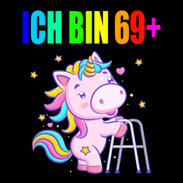 Motiv 70 Jahre Einhorn ich bin 69+ 70. Geburtstag