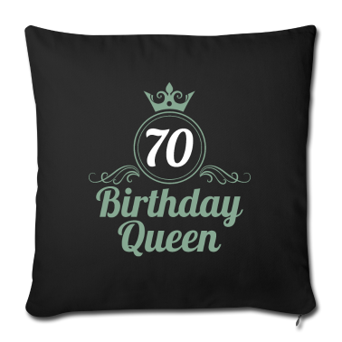 70 Geburtstag Geschenk Kissenbezug - 70. Geburtstag 70 Jahre 70er Birthday Queen