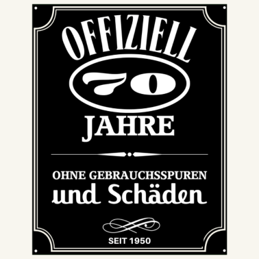 Motiv OFFIZIELL 70 JAHRE - 70. GEBURTSTAG - JUBILÄUM