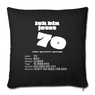 70 Geburtstag Geschenk Kissenbezug - Runder Geburtstag Ich bin jetzt 70