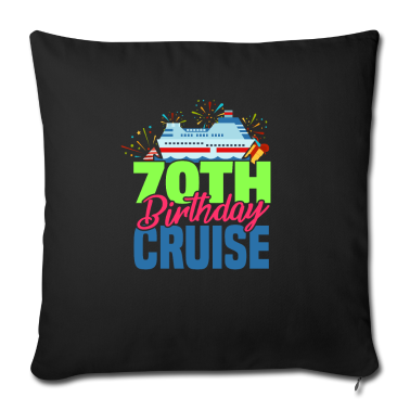70 Geburtstag Geschenk Kissenbezug - 70. Geburtstag Kreuzfahrt Urlaub 70 Jahre Geschenk