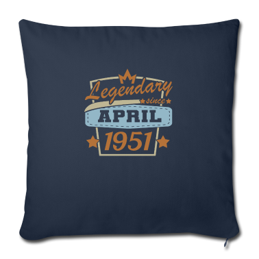 70 Geburtstag Geschenk Kissenbezug - 70. Geburtstag April 1951