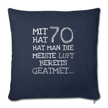 70 Geburtstag Geschenk Kissenbezug - 70. Geburtstag Geschenk