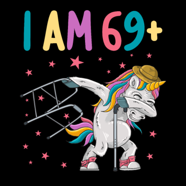 Motiv 70 Jahre Einhorn ich bin 69+ 70. Geburtstag