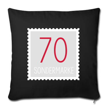 70 Geburtstag Geschenk Kissenbezug - Sondermarke 70. Geburtstag Geschenk