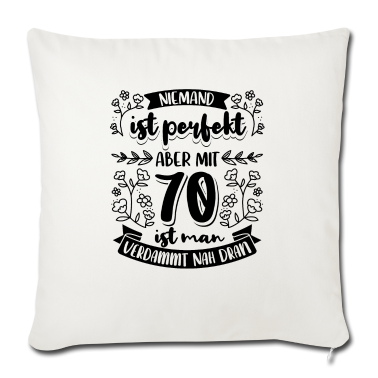 70 Geburtstag Geschenk Kissenbezug - 70 Geburtstag Frau Lustig