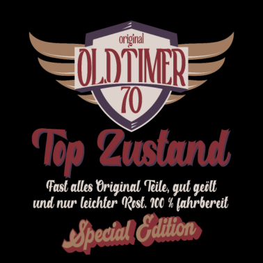 Motiv 70 Jahre Oldtimer Top Zustand 70. Geburtstag