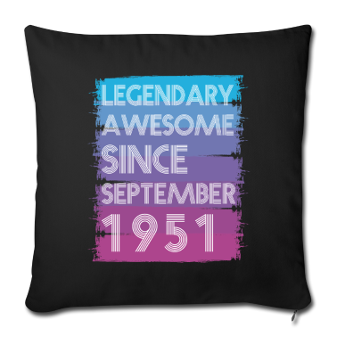 70 Geburtstag Geschenk Kissenbezug - 70. Geburtstag 70 Jahre Legend September 1951