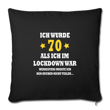 70 Geburtstag Geschenk Kissenbezug - 70 Lockdown Männer Frauen 70. Geburtstag Geschenk