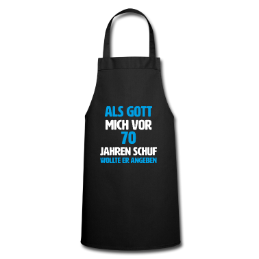 70 Geburtstag Geschenk Schürze - 70 Jahre runder Geburtstag
