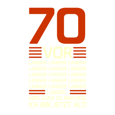 Motiv 70. Geburtstag