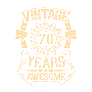 Motiv 70. Geburtstag Geschenkideen Vintage