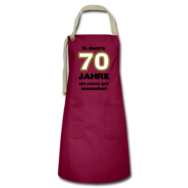 70 Geburtstag Geschenk Schürze - Zum 70. Geburtstag ein Shirt „Es dauerte 70 Jahre