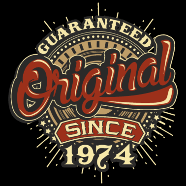 Motiv Birthday guaranteed since 1974