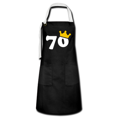 70 Geburtstag Geschenk Schürze - 70 Krone 70 Geburtstag 70 Jahre