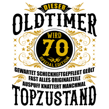 Motiv 70 Geburtstag 70. Jubiläum 70 Ehrentag Geschenk