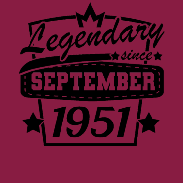 Motiv September 1951 Geburtstag 70 Jahre 70. Geburtstag