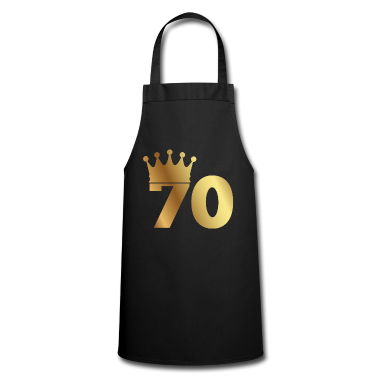 70 Geburtstag Geschenk Schürze - 70. Geburtstag: 70 mit Krone