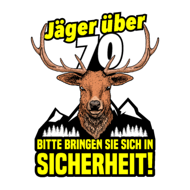 Motiv 70. Geburtstag Jäger